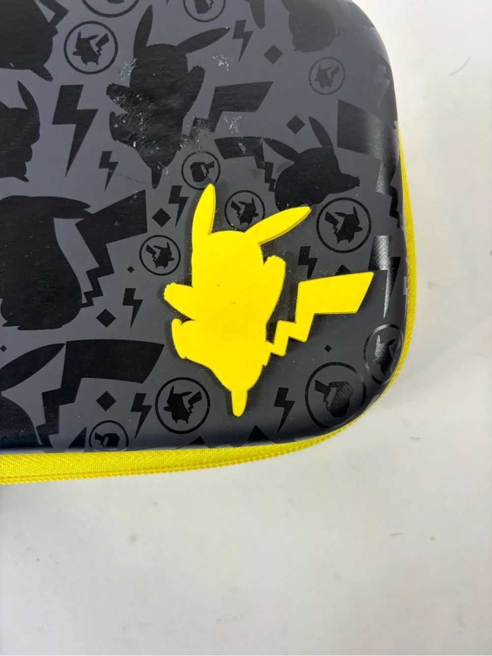 Pikachu Pokémon Nintendo Switch Case Black and Yellow Carrying Case